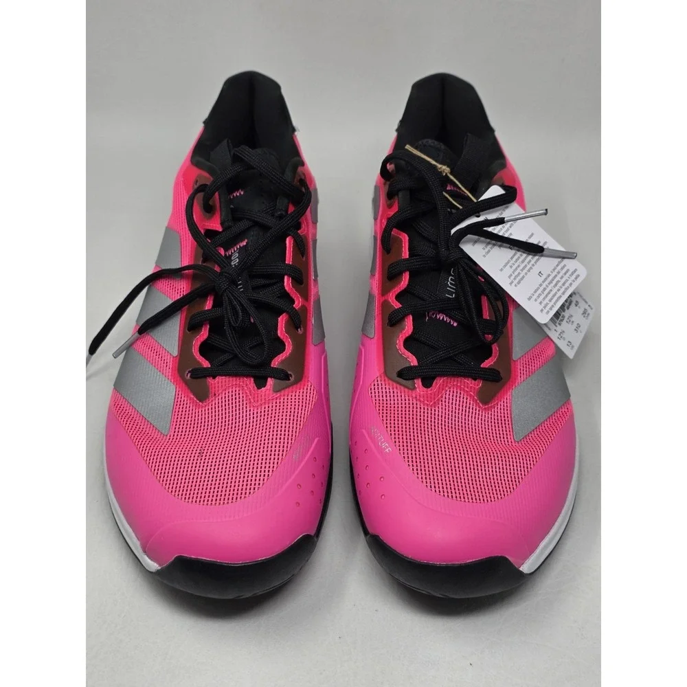 Adidas Adizero Ubersonic 5 Men's Size 13 Pink Silver Tennis Shoes JQ2901 NEW